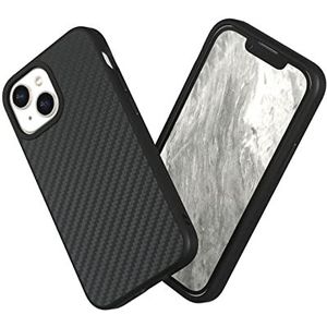 RHINOSHIELD Case Compatible with [iPhone 13 mini] | SolidSuit- Shock Absorbent Slim Design Protective Cover with Premium Matte Finish 3.5M/11ft Drop Protection - Carbon Fiber