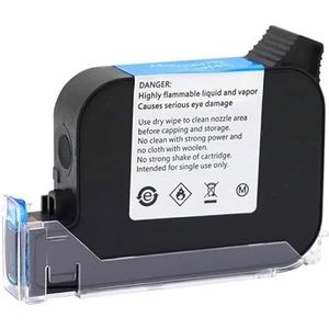 WxjnslfcLV 12.7MM Handheld Inkjet Printer Cartridge (zwart)