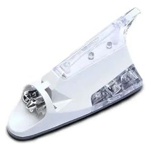 Audio- & videoantennes voor auto Auto Wind Shark Fin Antenne Flash Upgrade Autoradio Signaalversterking Dakantenne Accessoires Autoradio Antenne(White Shell)