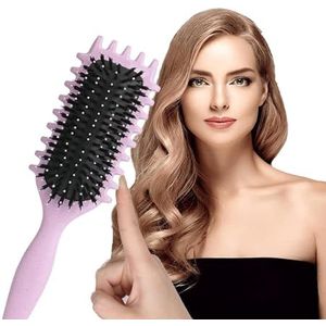 2024 Nieuwe Bounce Brush Curly Defining Brush Curl Stylingborstel Krul Stylingborstel Krul Define Styling Brush, Unisex (D)