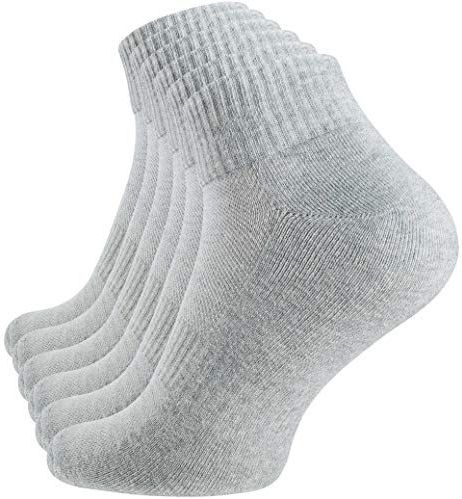 STARK SOUL - Sportsokken - Grijs - 35-38 EU - Verpakking van 6 stuks