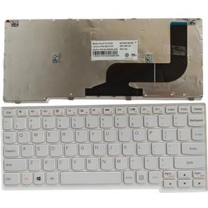 Russisch toetsenbord met Amerikaanse gebruikersinterface voor Lenovo IdeaPad S210 S210T S215 S215T YOGA 11S notebook-pc(US White)