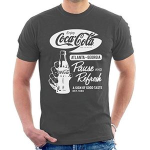 Coca Cola Pause and Refresh Retro T-shirt voor heren