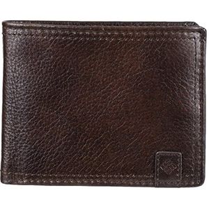 Columbia Men's 100% Leather Extra Capacity Traveler Wallet, Brown