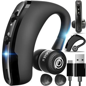 Retoo Mobiele Bluetooth Headset met Microfoon - Draadloze In-Ear 4.1 Handsfree voor iOS, Android, Ultralicht