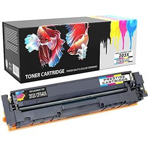 Prestige Cartridge 203X CF540X Compatibele Toner Cartridge voor HP Color Laserjet Pro MFP M281fdw M281fdn M280nw M254dw M254nw M254dn - 1 Zwart