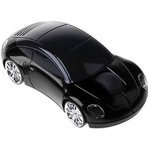 Kalttoy 2.4G 1600DPI Muis USB Ontvanger Draadloze LED Licht Auto Vorm Optische Muizen