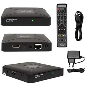 GOLDEN INTERSTAR BETA X WL WLAN H.265 HEVC Full HD OTT Box Linux OS Multimedia Receiver Germany M@tec digitale HDMI-kabel