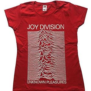 Joy Division T Shirt Unknown Pleasures nieuw Officieel Vrouwen Skinny Fit