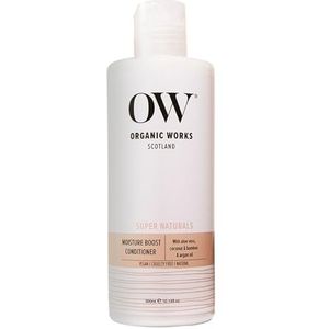 Organic Works Super Naturals Moisture Boost Conditioner – Arganolie Conditioner voor droog en beschadigd haar – Hydrateert, voedt en beschermt – dierproefvrij – 300ml
