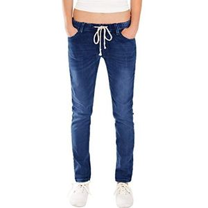 Fraternel Dames Jeans Broek relaxed loose fit Donkerblauw XS