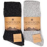 Occulto - Finn - Thermosokken - Grijs mix - Pak van 6