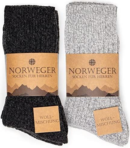 Occulto - Finn - Thermosokken - Grijs mix - Pak van 6