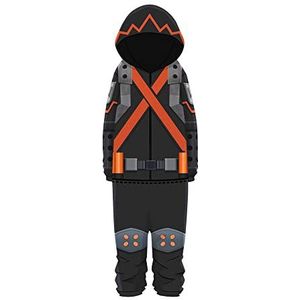 My Hero Academia Onesies Pyjama Bakugō Katsuki Todoroki Shouto Midoriya Izuku Cosplay Een Stuk Formaat Jumpsuit MHA Anime Zachte Unisex Nachtkleding, type 1, XXL