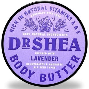 Luscious Lavender. Aroma Therapy Massage Super Soft Moisturising Body Cream by Dr Shea. Relaxing Benefits. Grade A Shea + Essential oil - Spa Treatment - face Serum - Hair Relaxer - Dry skin Repair.