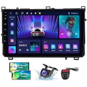 Android 13 GPS-Autoradio voor Toyota Corolla 11 Auris 2017-2018 9 inch Touchscreen met BT/SWC/FM RDS DAB+ Radio/Carplay Android Auto/DSP Video Stereo Speler + DVR Achtercamera(NF-2)
