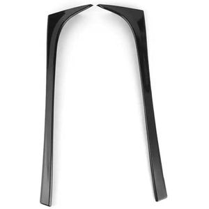 Auto Achterruit Zijspoiler Voor MK7 Voor GTD R 2014 2015 2016 2017 2018 Achterruitspoiler Zijvleugelbekleding Afdekking Auto Voertuig(Glossy Black)