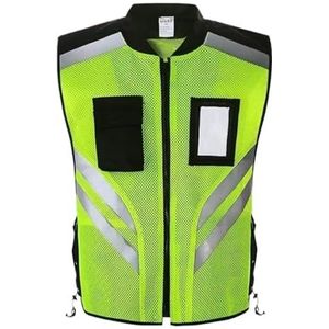 2 Stuks Reflecterend Fietsvest For Buiten, Motor En Nachtveiligheid