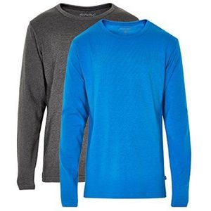 MINYMO Baby-jongens T-shirt, meerkleurig (Directoire blue/grijs 751), 80 cm