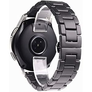 20mm 22mm 24mm Luxe Keramische band geschikt for de Samsung Galaxy 3 horloge 46mm 42mm Gear S3 Strap Active 2 40 44mm Smart horloge Ceramic Strap (Color : Matte Black, Size : 22mm)