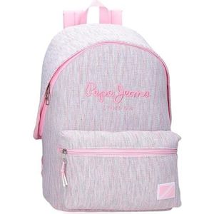 Pepe Jeans Miri Schoolrugzak, roze, 31 x 44 x 17,5 cm, polyester, 22,79 l, Roze, schoolrugzak