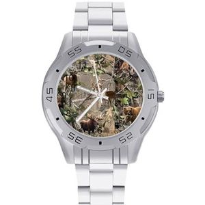 Camo Herten Camouflage Jacht Mannen Zakelijke Horloges Legering Analoge Quartz Horloge Mode Horloges