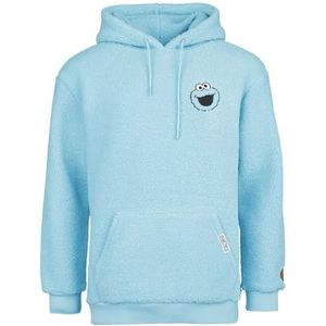 Sesame Street Cookie Monster Trui met capuchon meerkleurig S 100% polyester Fan merch, TV-series
