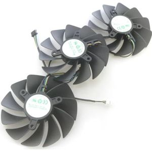 3 stuks GA92S2U 90mm DC12V 0,46A 4-pins VGA-ventilator voor ZOTAC RTX3070 LHR Thunderbolt voor GE HA grafische kaartkoeling