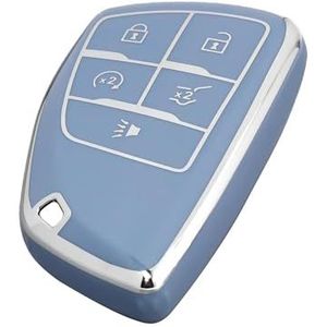 Autosleutel beschermhoes Tpu Auto Afstandsbediening Sleutel Case Cover Bescherm Shell Tas Voor Tahoe Voor Suburban Voor Gmc Voor Yukon 2020 2021 Sleutel Shell(1 UK)