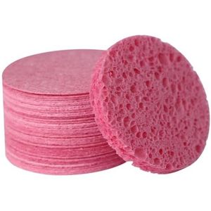 Gezichtsreinigende sponzen absorberende professionele duurzame maskerverwijderingssponzen 50 stuks