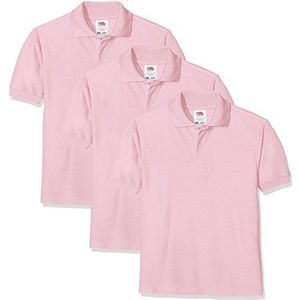 Fruit van de Loom Baby Poloshirt met korte mouwen (Pack van 3)
