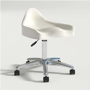 JAVPTAV Zadelkruk w/wielen draaibare rolkruk stoel in hoogte verstelbaar voor kliniek tandarts schoonheidssalon tattoo thuis