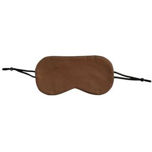 Summer Thin Eye Mask Adult Soft Blindfold Smooth Eyeshade for Sleeping Travel Yoga Elastische Band (koffie, 2 stuks)