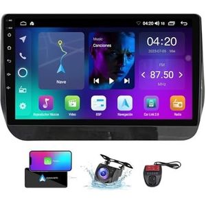Android 13 Autoradio 9 Duim Touch Display Voor Hyundai H1 2 2017-2022 Met Carplay Android Auto/GPS/4G WiFi/FM RDS DAB+/Buletooth 5.0/Bediening op het stuur + Camera en DVR(NF-2)