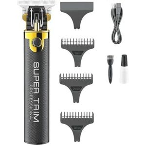Tondeuse voor mannen, tondeuse professionele haarsnijmachine oplaadbare tondeuse T9 oplaadbare kapseltrimmer voor mannen