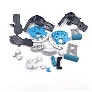 Volledige set A B X Y ZL ZR L R Home Direction Knoppen D Pad Keys Trigger Knop voor Nintendo Switch Lite NS Lite Controller, Blauw