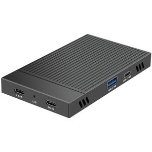 HIOPOIUYT 10 Gbps Dubbele Bay Behuizing USB C Externe Solid States Schijf Behuizing Adapter Reader Voor 2230/2242/2260/2280 Solid States Disk