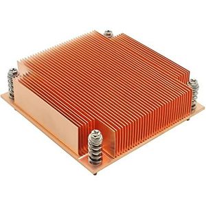 LINGFE 1u -server Processor Koeler Skiving Fin Copper Heatsink Compatibel For Intel 1150 1151 1155 1156 I3 I5 I7 Industriële Computer Passieve Koeling joyous