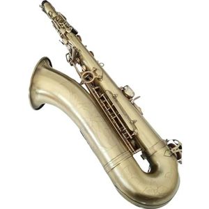 Saxofoon Tenorsaxofoon Sax B Flat Tenorsaxofoon Speelparagraaf Muziekkoffer (Color : Leather bag)
