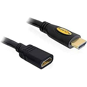 Delock High Speed HDMI-kabel met ethernet verlenging (A-stekker/bus, 3m)