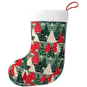 MGGAklp Kerstbomen Print Kerst Kousen Snoep Zakken Voor Familie Vakantie Party Kerstboom Decoraties