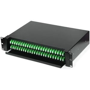 48 poort optische vezel einddoos vezelpatchpaneel SC FC LC Pigtail ODF 2U 48 single mode multimode(Color:96 CORE LC A SM)