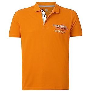 Jan Vanderstorm Heren Poloshirt Ragge Orange, 7Xl (Xxxxxxxl) - 80/82
