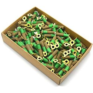 Moxarollen, 180 stuks mini-moxa-tube zelfklevende moxibustie-stickertherapie rookloze brander verwarmingspunt meridiaan(180pcs Smoke)