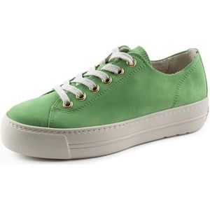 Paul Green Veterschoenen voor dames, dames, comfortabele schoenen, uitneembare binnenzool, Lichtgroen, 66 X, 38 EU