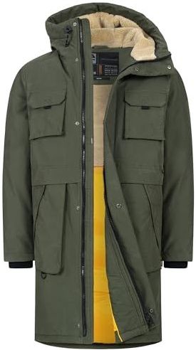 INDICODE JEANS Winterparka 'INKristof'  olijfgroen