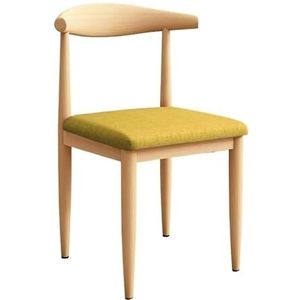 Eetkamerstoelen Houten Eetkamerstoel Moderne Rugleuning Stoel Dichtheid Spons Kussen Keukenstoel Vrijetijdsstoel Kleedstoel Koffiestoel(E,1pcs)