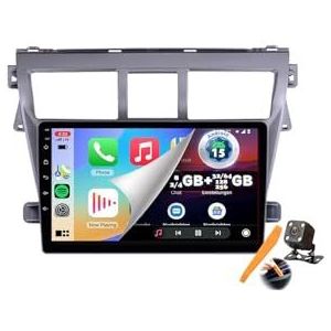 M6 pro3,YLOXFW Auto Stereo Android 15.0 Radio Sat Nav voor Vios 2007-2013 GPS Navi 9'' Cartablet Multimedia Video Player FM BT Ontvanger met Carplay 4G 5G WiFi DSP SWC