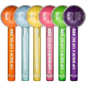 6 STKS Lollipop Kleur Veranderende Lipstick, Blijvende Voedende Lippenbalsem, Transparante Hydraterende Scrub Exfoliërende Voedende Lip, Olie Moisturizer for Schrale Lippen/617