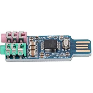 Externe geluidskaart, stuurprogramma USB-geluidskaart CM108 Externe audio-adapter voor computerlaptop